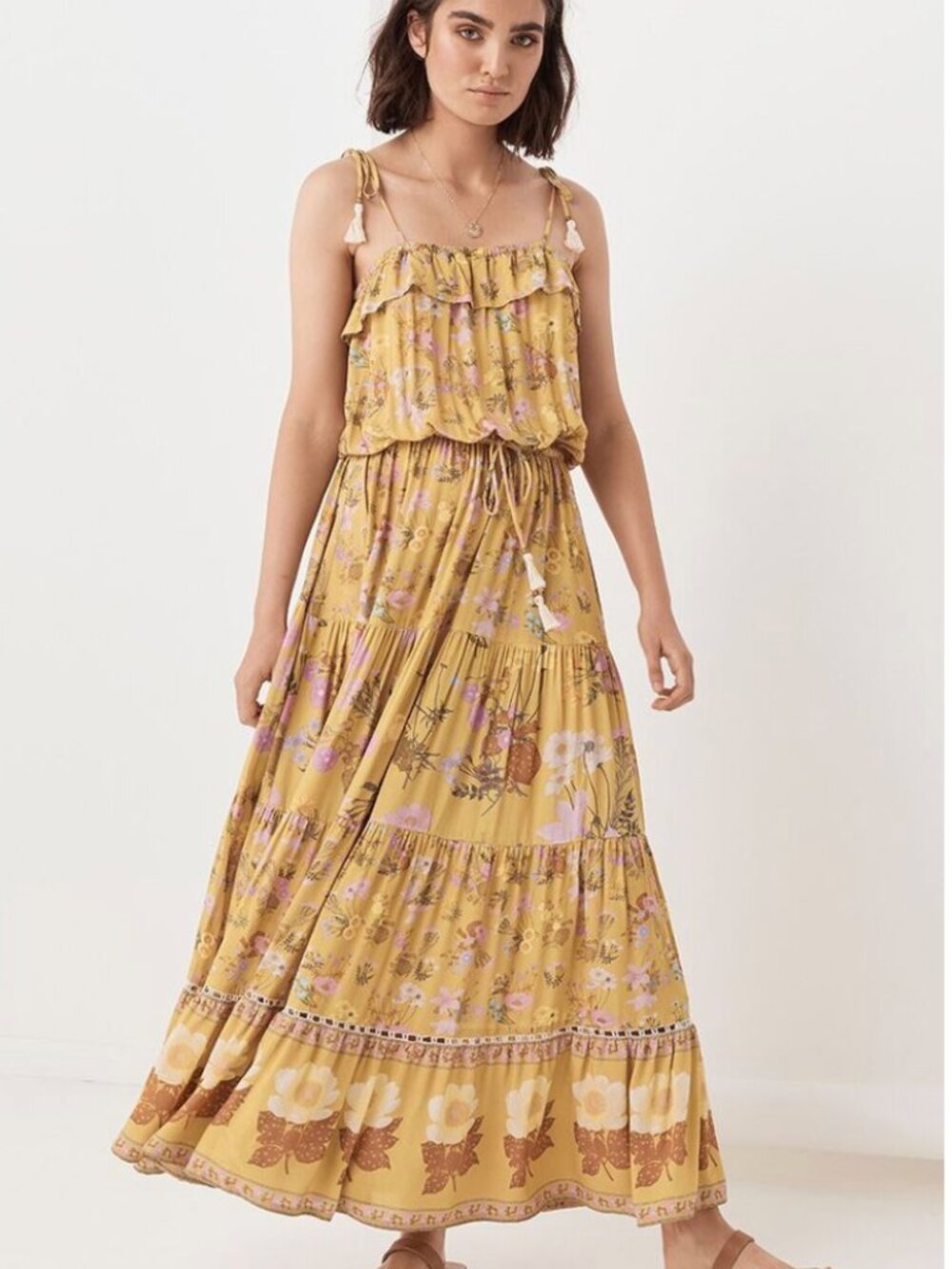 Spell & the Gypsy Wild Bloom Strappy Maxi dress small